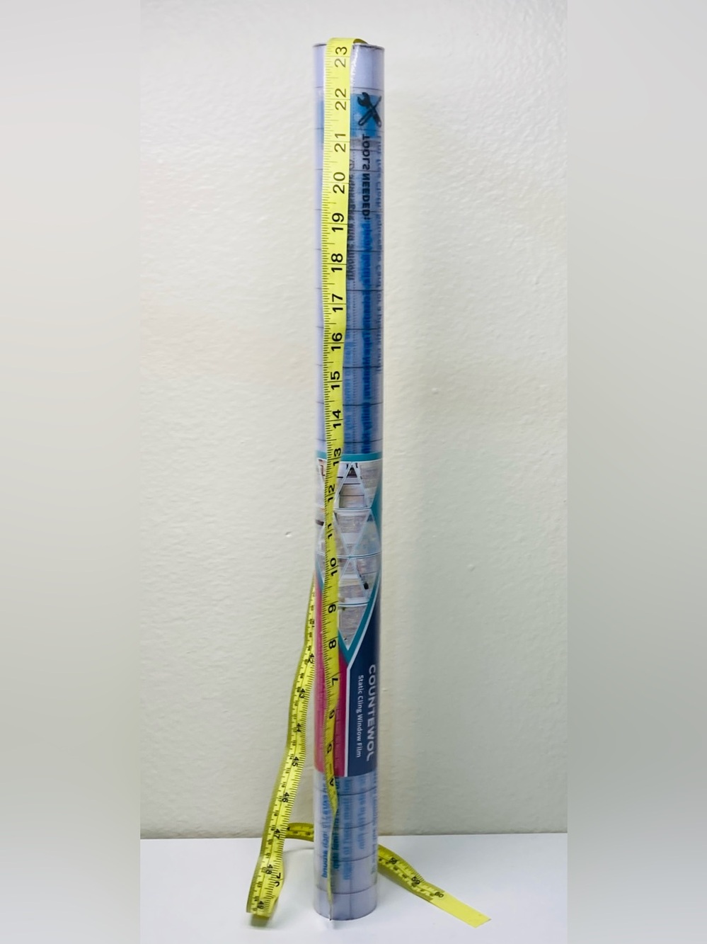 NEW COUNTEWOL Static Cling Window Film - 23.6” x 157.4”